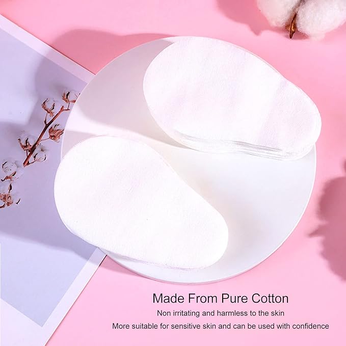 400pcs Disposable Eye Mask Paper, Moisturizing Pure Cotton DIY Sheet for Under Eye Dark Circles, Irritating DIY Eye Supplies-VivaGrace Women