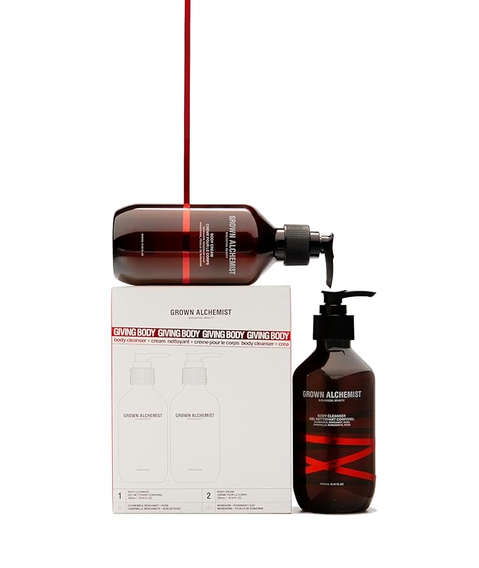 Grown Alchemist Giving Body, Body Cleansing Limited Edition Gift Set, (Body Wash + Lotion)-VivaGrace Women