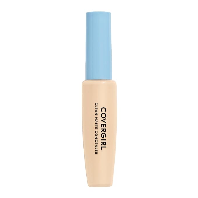 COVERGIRL - Clean Matte Concealer, Oil-Free, Lightweight Formula, Blendable, Natural-Looking Coverage, 100% Cruelty-Free-VivaGrace Women