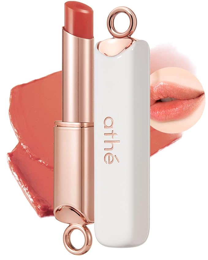 ATHÉ Authentic Lip Balm 09 INNOCENT (Tinted), Lightweight Wear & Plumping Lips without Stickiness, Moisturizing & Nourishing Plant-Based Vegan Chapstick for Dry, Petrolatum Free, Cruelty-Free-VivaGrace Women