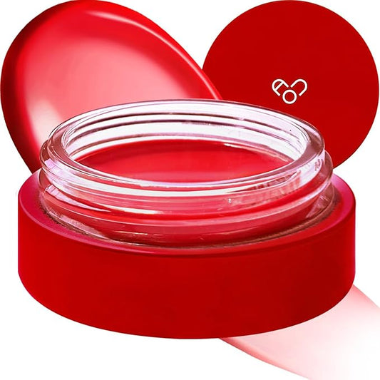 AOU GLOWY TINT BALM Tinted Lip Balm with Natural Gloss Instant Hydration for Chapped Lips 0.12Oz (04 Cherry Balm)-VivaGrace Women