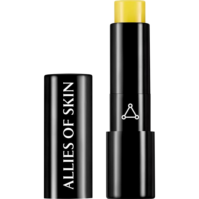 Allies of Skin Peptide & Ceramide Repair Lip Balm with Palmitoyl Tripeptide-5, Ceramide NP, Sea Buckthorn Oil, Avocado Oil, Sunflower Seed Oil, Shea Butter, Vitamin C & E. 3.8g/ 0.13 oz-VivaGrace Women