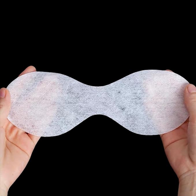 400 Sheets Disposable Eye Mask Paper, Non Woven DIY Eye Paper, Cotton Spa Eye Pads for Facials, Disposable Eye Pillow Covers Moisture Retention-VivaGrace Women
