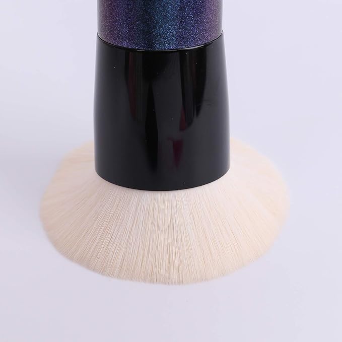 ENERGY Foundation Makeup Brush With Brush Clean Flat Top Kabuki for Face - Perfect For Blending Liquid, Cream or Flawless Powder Cosmetics - Buffing, Stippling, Concealer - Premium Quality Synthetic Dense Bristles-VivaGrace Women