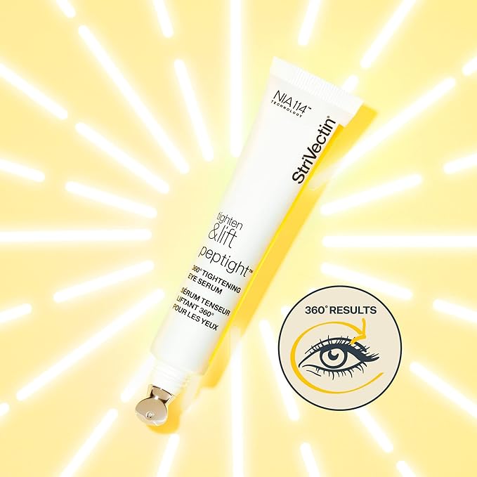 StriVectin Tighten & Lift Peptight 360 Degree Eye Serum with Tightening & Brightening Peptides for Wrinkles, Under Eye Bags and Puffiness, 1 fl. Oz-VivaGrace Women