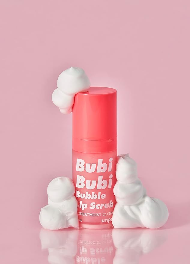 UNPA Bubi Bubi Bubble Lip Scrub, Quick and Easy Exfoliation with Soft Bubbles, Effectively Remove Dead Skin-VivaGrace Women