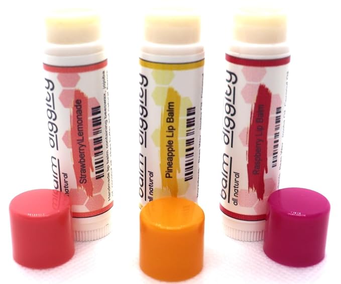 It's The Balm Diggity Beeswax All Natural, Moisturizing, And Nourishing Lip Balm, Made With Only 5 Ingredients, 1 tube, 0.15 ounces (3-PACK)-VivaGrace Women