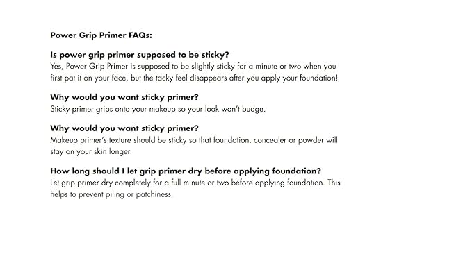 e.l.f. Power Grip Primer, Gel-Based & Hydrating Face Primer For Smoothing Skin & Gripping Makeup, Moisturizes & Primes, 0.811 Fl Oz (24 ml)-VivaGrace Women