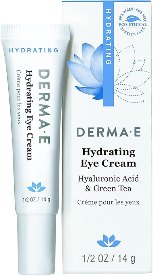 Derma E Hydrating Eye Cream with Hyaluronic Acid 0.5 ounces-VivaGrace Women