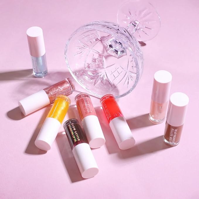 Glow Getter Hydrating Lip Oil (009, Bubble Pink)-VivaGrace Women