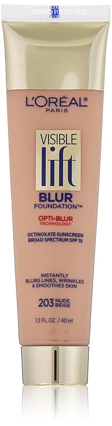 L'Oréal Paris Visible Lift Blur Foundation, Nude Beige, 1.3 fl. oz.-VivaGrace Women