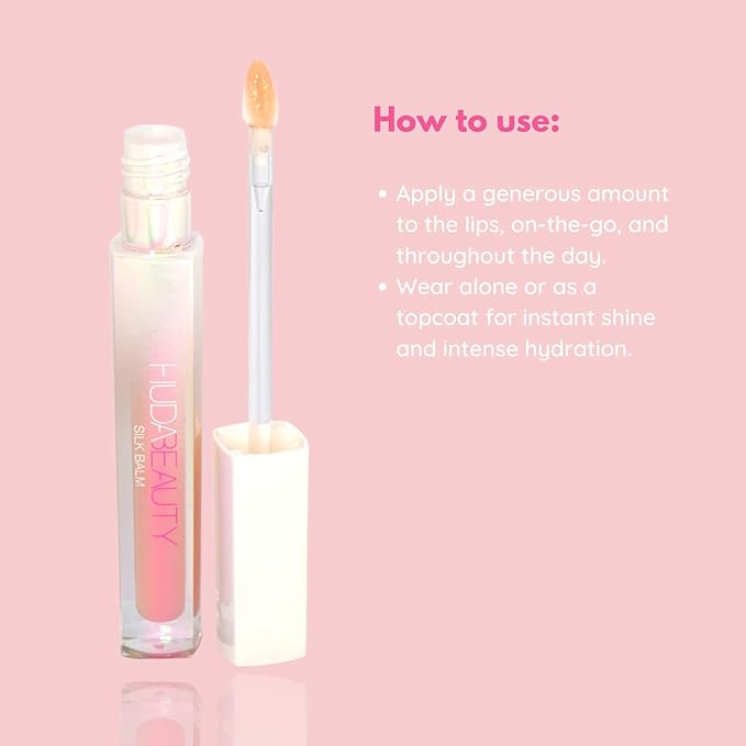 HUDA BEAUTY Silk Balm Hydrating and Nourishing Lip Balm Blush-VivaGrace Women
