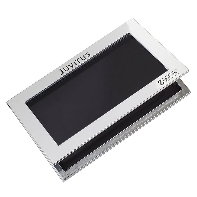Z Palette Large Metallic Collection (Metallic Silver) with 20 Piece Metal Stickers - Made Exclusively for JUVITUS-VivaGrace Women