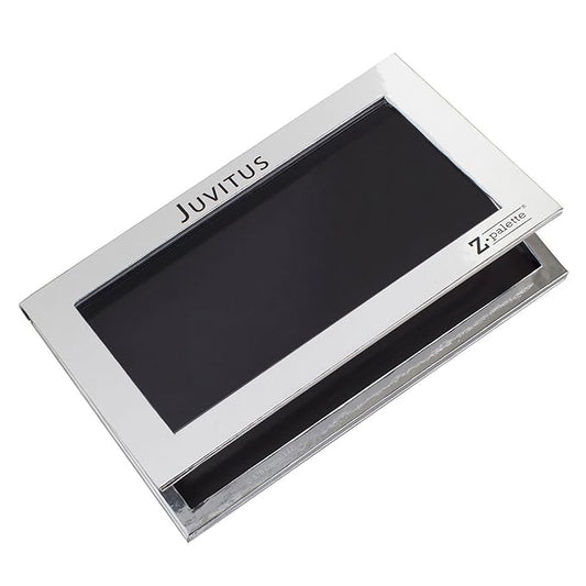 Z Palette Large Metallic Collection (Metallic Silver) with 20 Piece Metal Stickers - Made Exclusively for JUVITUS-VivaGrace Women