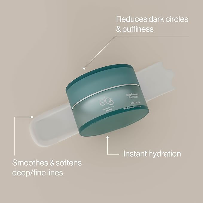 eb5 Daily Repair Eye Treatment | Under Eye Cream for Dark Circles and Puffiness | Anti-Aging Eye Cream with Peptides for Women and Men - 0.50oz-VivaGrace Women