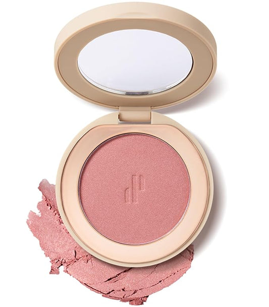 Heart Percent Dote on Mood Glow Blush, Smooth Radiant Color Luminous Shimmering Stain Finish Cheek Makeup Blush (03. Veil Nude)-VivaGrace Women
