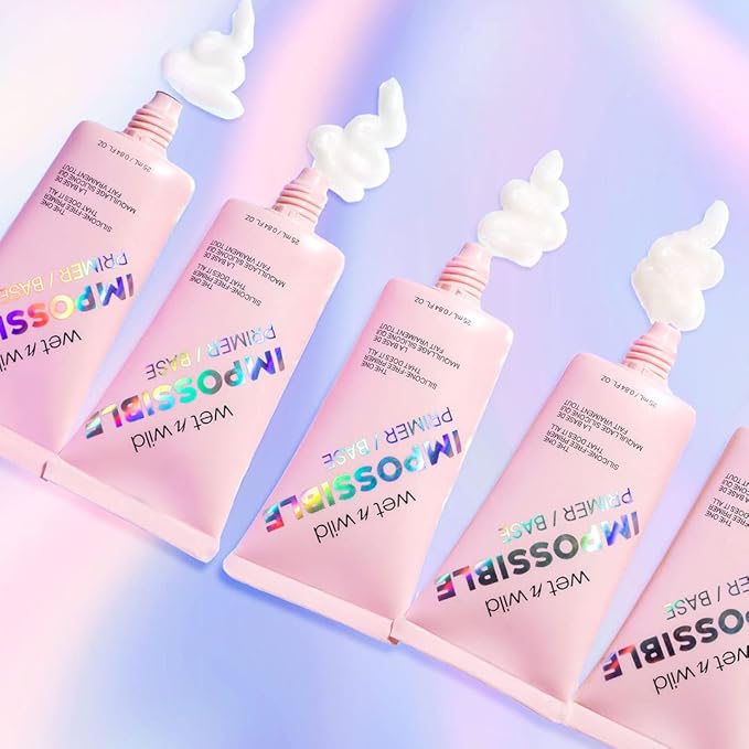 wet n wild Prime Focus Impossible Primer, Clear, Hydrating Matte Finish, 0.84 Fl Oz-VivaGrace Women