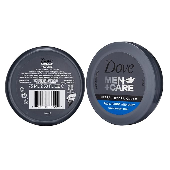 Dove Men+Care Ultra Hydra Cream Lotion, 2.53 Fl Oz (Pack of 12)-VivaGrace Women