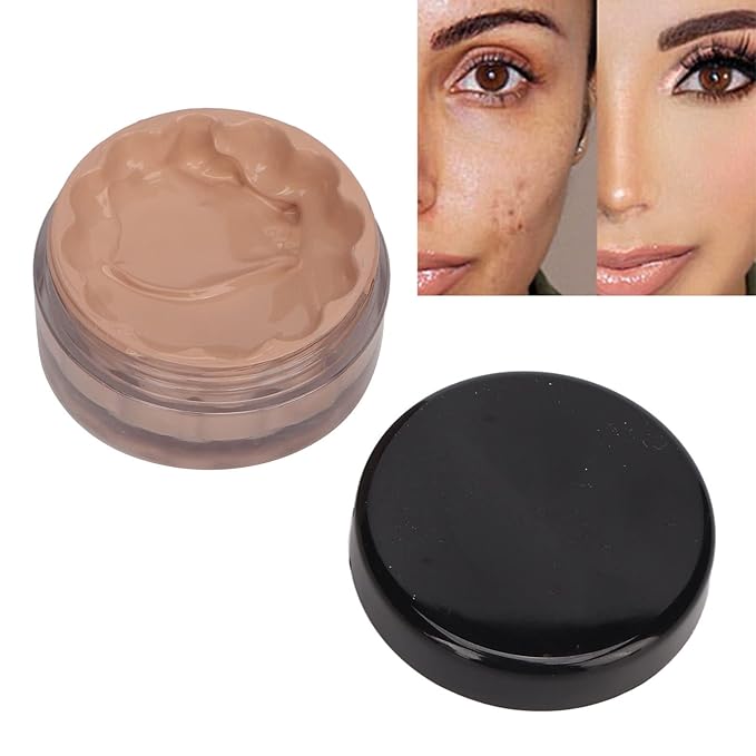 Color Correcting Concealer Cream, Makeup Face Concealer Brighten Skin Colour Moisturising Lasting Oil Control Coverage Concealer,Professional Makeup Corrector 12ml (02)-VivaGrace Women