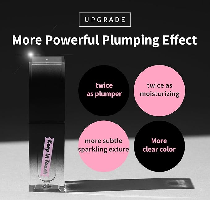 The Black Plumper | Jelly Plumper Tint | Non-Sticky, Long-Lasting Lip Gloss | Vegan and Cruelty-Free Korean Lip Tint (The Black Pumper)-VivaGrace Women