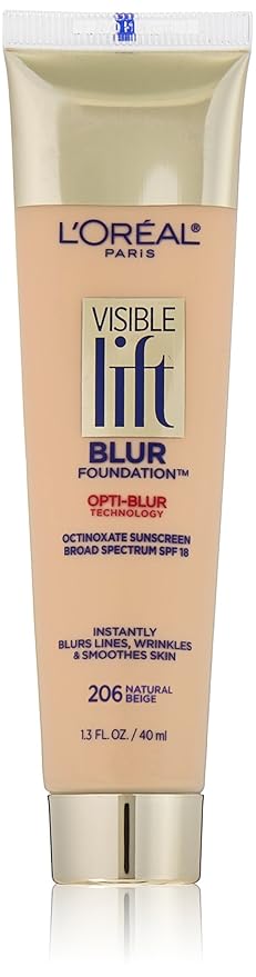 L'Oréal Paris Visible Lift Blur Foundation, Natural Beige, 1.3 fl. oz.-VivaGrace Women