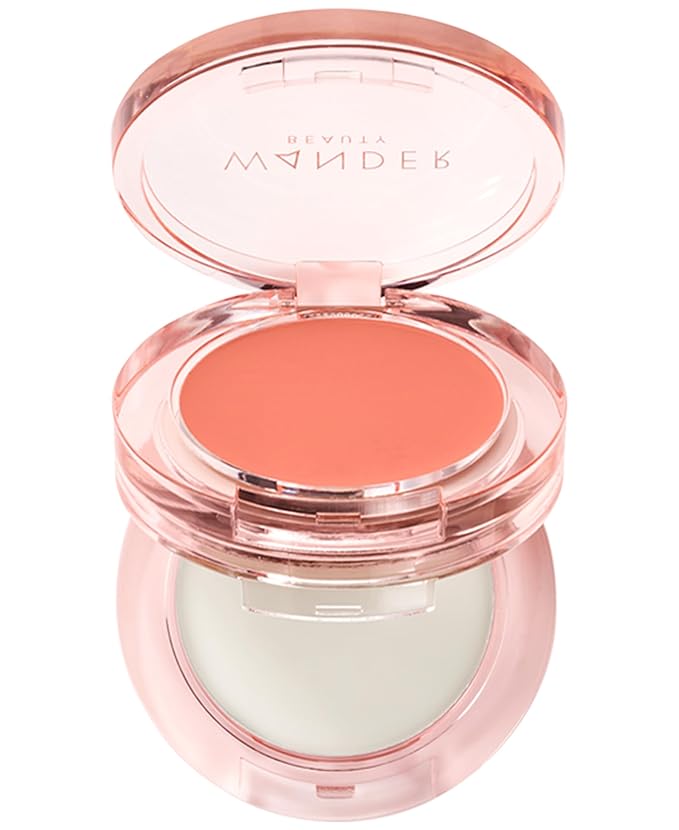 Wander Beauty Double Date Lip & Cheek - Suite Talker/Swipe - 4-in-1 Cream Blush & Lip Tint - Blush, Lip Moisturizer, Lip Balm & Eye Gloss- Multitasking Eye, Cheek & Lip Makeup With Green Tea - 0.07 oz-VivaGrace Women