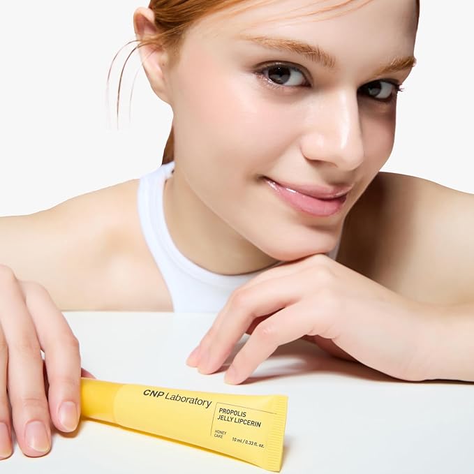 CNP Propolis Jelly Lipcerin™ - 01 Honey Cake, Hydrating Lip Balm & Gloss with Manuka Honey + Hyaluronic Acid, Korean Skincare, 0.3 fl.oz.-VivaGrace Women