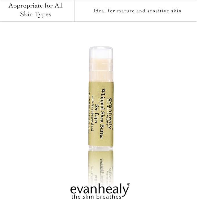 evanhealy Whipped Shea Butter for Lips | Organic Red Raspberry Seed Oil, Beeswax, & Argan Oil | Moisturizing Lip Balm (3 Pack)-VivaGrace Women
