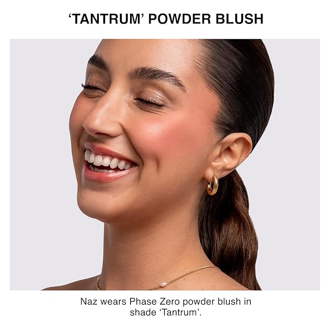 Makeup Powder Blusher - "Tantrum" - 4g / 0.141oz - Pigmented, Buildable, Lightweight Powder Blush for a Radiant, Healthy, Natural Glow. Versatile Shades - Pink, Coral, Peach & Golden Hues-VivaGrace Women