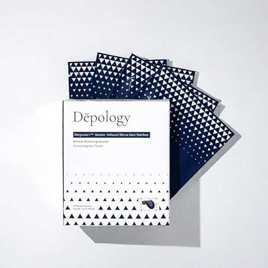 depology Deepcare+ Serum-Infused Micro Dart needle Patche | 4 Pairs Eye Mask | Under Eye Patches for Wrinkles | Fine Lines | Synthesized Molecules-VivaGrace Women