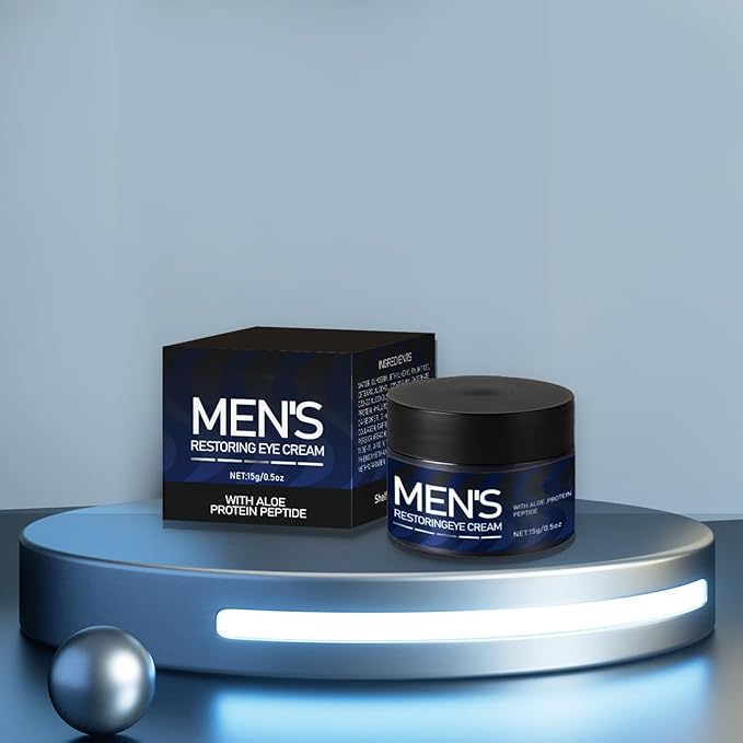 Men's Restoring Eye Cream Under Eye Cream for Dark Circles & Puffiness, Delay Aging Process of Eye Skin, Hydrating & Moisturizing, Reduces Puffiness, and Fine Lines-VivaGrace Women