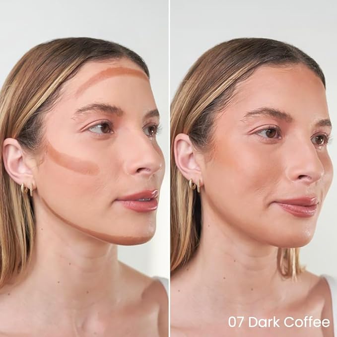 Kaely PROFESSIONAL MAKEUP Correcting Concealer Stick,Medium Coverage Concealer Crayon,under Eye Brightener Concealer for Dark Circles,corrector de ojeras,Lightweight,Vegan,07 DARK COFFEE-VivaGrace Women
