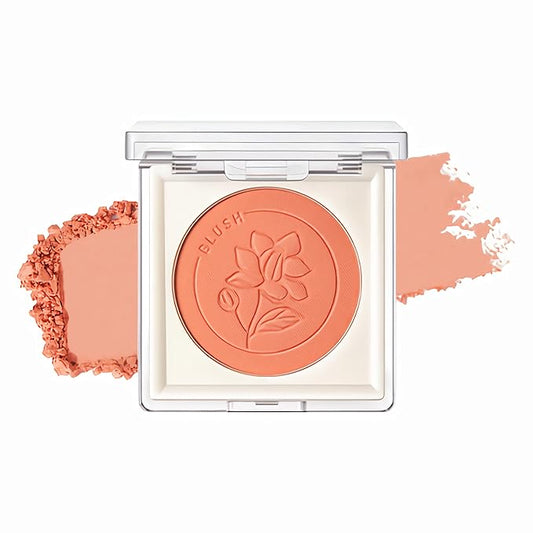 FOCALLURE Powder Palette Blush, Matte Mineral Blush Powder, Bright Shimmer Face Blush Makeup, Contour and Highlight Blush Palette, Highly Pigmented, Long Lasting, Waterproof, Blendable, #301-VivaGrace Women
