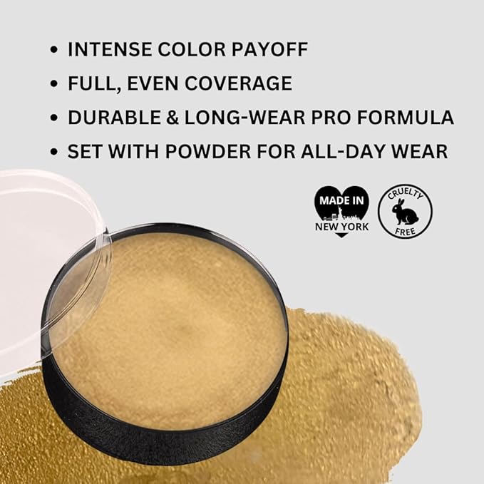 Mehron Makeup Color Cups (.5 oz) (GOLD)-VivaGrace Women