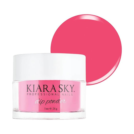 Kiara Sky Long Lasting Nail Dip Powder Pink Tones 1 oz, Back To The Fuchsia-VivaGrace Women