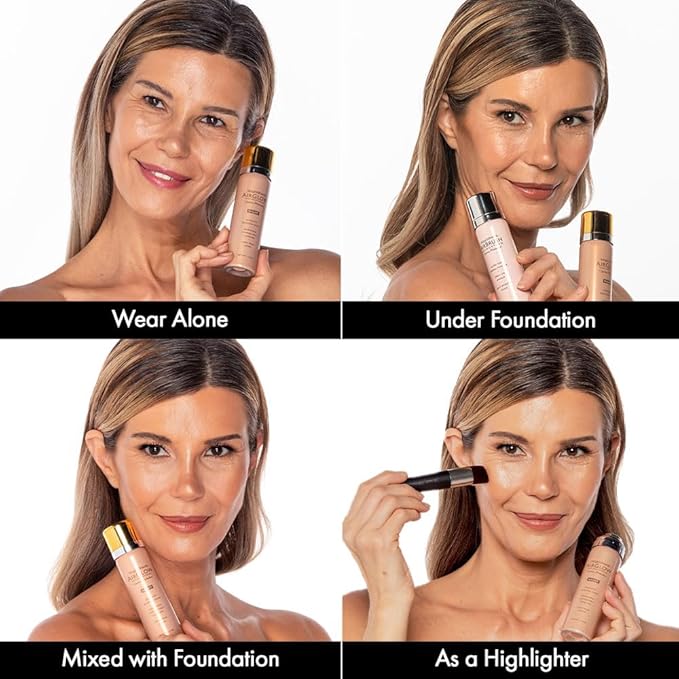 Jerome Alexander MagicMinerals AirGlow Tinted Highlighting Night Mist, Illuminating Airbrush Tinted Moisturizer Spray | Bronze Glow-VivaGrace Women