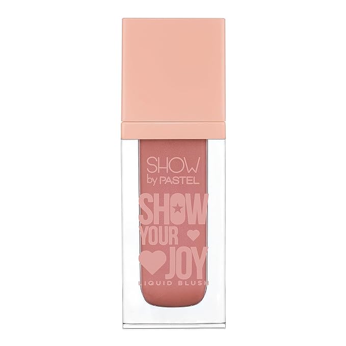 Show Your Joy Liquid Blush 53 | Peach | Dewy Finish | Natural Looking | Clean Beauty | Moisturize The Skin Up to 24 Hours | Cruelty-Free | Natural and Fresh Looking | 0.141 fl.oz.-VivaGrace Women