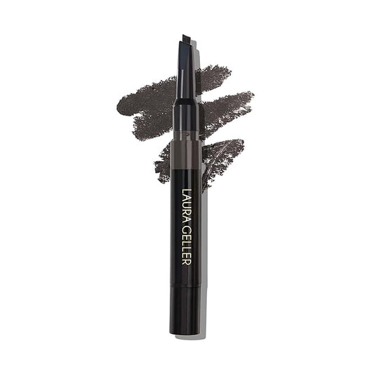 LAURA GELLER NEW YORK Sculpt-n-Stay Waterproof Brow Pencil & Gel- Soft Black-VivaGrace Women