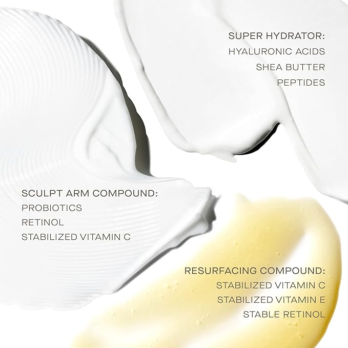 U Beauty Preface Kit | Skin Care Gift Value Set with Retinol, Vitamin C Serum Anti-Aging Essentials Skin Tightening Arm Cream + Facial Hyaluronic Acid Morning and Night - 2.7oz (Set of 3)-VivaGrace Women