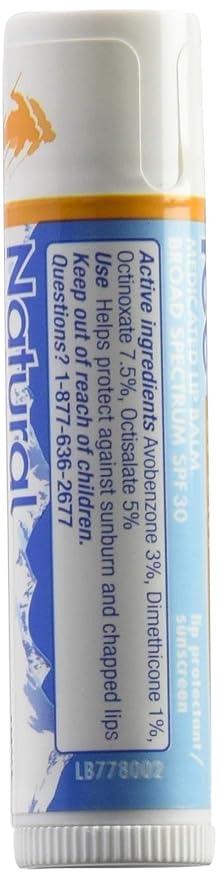 Natural Ice Mentholatum Sport Medicated Lip Protectant With Spf 30 Sunscreen, 0.15 Ounce-VivaGrace Women