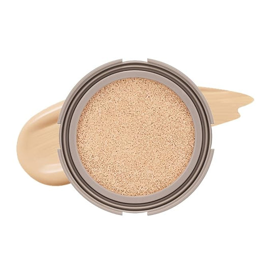 MOONSHOT KOREA Conscious Fit Cushion Foundation Flawless Coverage,Glass skin,Long-Lasting, Lightweight, Buildable Coverage,k-beauty (21N Cosmic Vanilla, [refill] Conscious Fit Cushion)-VivaGrace Women