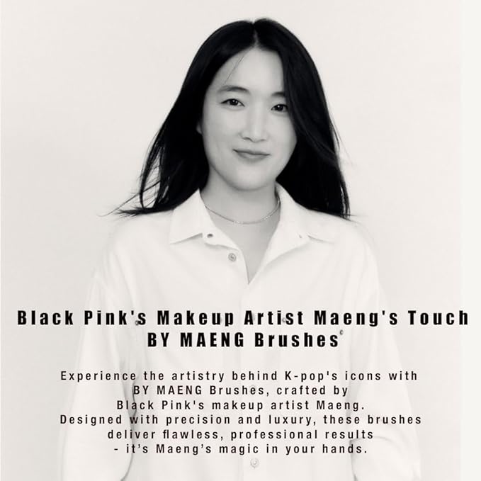 [SOO ADOR] BY MAENG #32 Cheek Brush - Precision Tool for Blush Application and Defined Cheek Colors | Designed by K-Pop Makeup Artist Maeng | Makeup Brush Blush Brush-VivaGrace Women