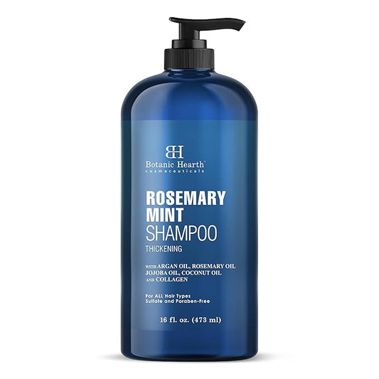 Botanic Hearth Rosemary Shampoo 16 Oz | Rosemary Oil Shampoo De Romero For Hair Growth With Biotin & Mint | Sulfate Free,Thicker & Fuller Hair | Deep Cleansing & Nourishing-VivaGrace Women