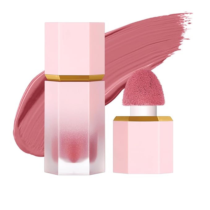 URQT Highly Pigmented Liquid Contour - Built-in Sponge Tip Sculpted Complexion Wand Contour Long Lasting Natural Buildable Highlighters Contour Contouring Bronzer (Contour+Blush+Highlighter)-VivaGrace Women