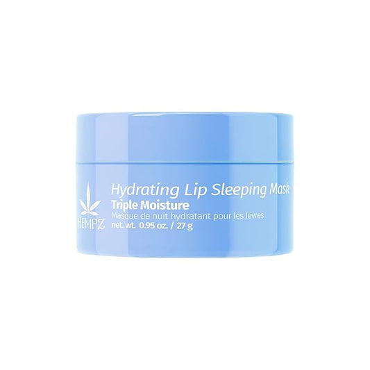 Hempz Hydrating Lip Sleeping Mask - Triple Moisture Fresh Citrus (.95 Oz.) | Overnight Hydrating Lip Balm for Dry Lips, Lip Repair, Chapped Lip Treatment & Nourishment for Women-VivaGrace Women