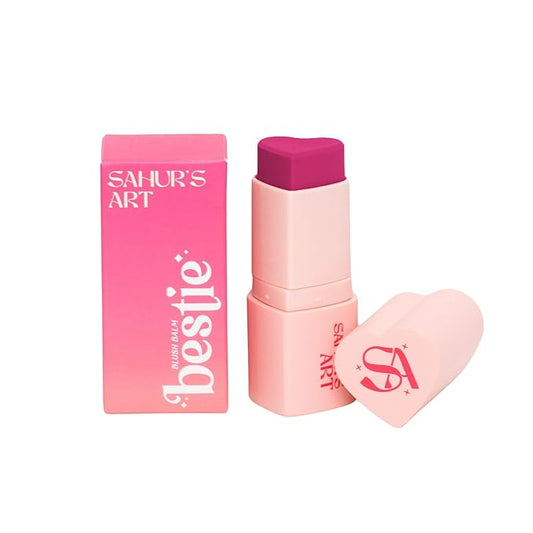 Bestie Blush Balm Stick Heart Shaped for Cheeks-VivaGrace Women