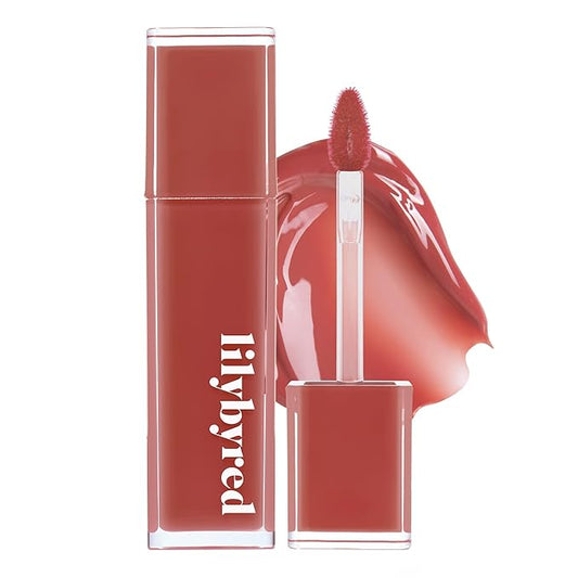 lilybyred Bloody Liar Coating Tint | Korean Glossy Lip Stain, Vivid & Juicy Color, Syrupy Shine, Moisturizing, Long-Lasting & Smudge-Proof, Non-Sticky, Lightweight, 0.14 oz. (09 Indifferent Fig)-VivaGrace Women