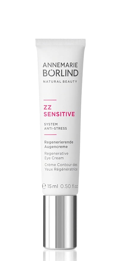 ANNEMARIE BÖRLIND – ZZ SENSITIVE Regenerative Eye Cream – With Vitamin C + E and Meadowfoam Extract to Strengthen the Natural Skin Barrier and Soothe Stressed Skin – Step 5 of 5-0.5 Oz-VivaGrace Women