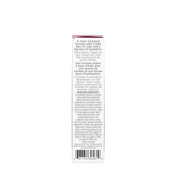Pacifica Beauty Glow Stick Lip Oil, Sheer Hint of Color, Lip Tint, Moisturize, Nourish, Hydrating, Glossy, Vitamin E, Tinted Lip Balm, Soft Lips, Vegan, Sunrise, 0.14 oz (1 Count)-VivaGrace Women