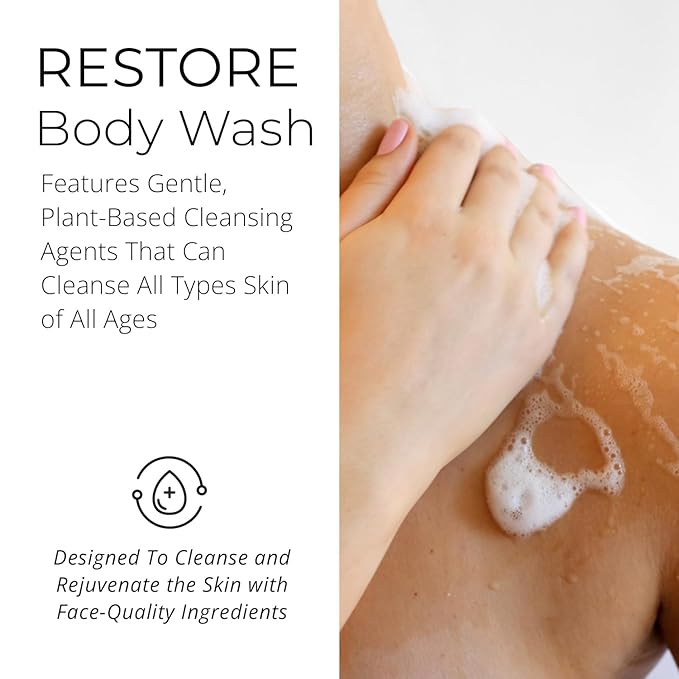 Doctor Rogers Hydrating Body Wash, Moisturizing Shower Cleanser, Dermatologist-Created Bath Soap For Women & Men, Cleanses & Repairs the Skin Barrier, Paraben & Sulfate-Free, 236 ml / 8 fl oz-VivaGrace Women